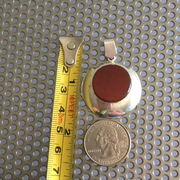 🖤Carnelian💕silver pendant - Picture 12 of 14